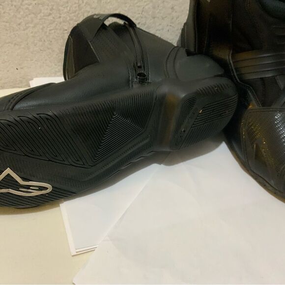 Alpinestars Men's SMX-1 R Vented Street Motorcycle Boot, Black,  sz. 11.5/ 46 - Picture 9 of 10
